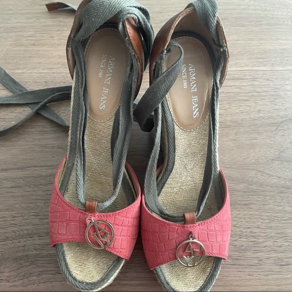 Armani Jeans espadrilles sandals 👡👡👡 - Picture 5 of 8